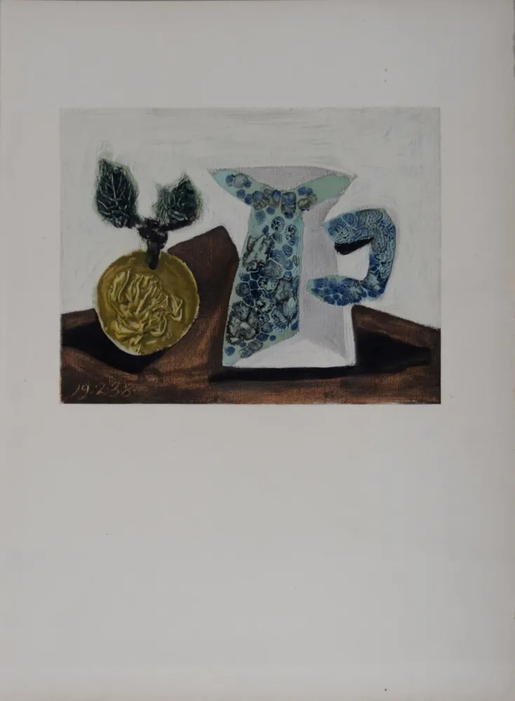 石版画 Picasso - Nature morte