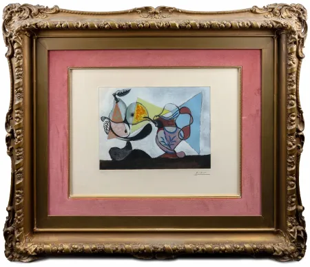 蚀刻飞尘法 Picasso - Nature morte aux poires et au pichet