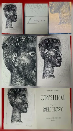 石版画 Picasso - Negre Negre Negre - Corps Perdu Signed