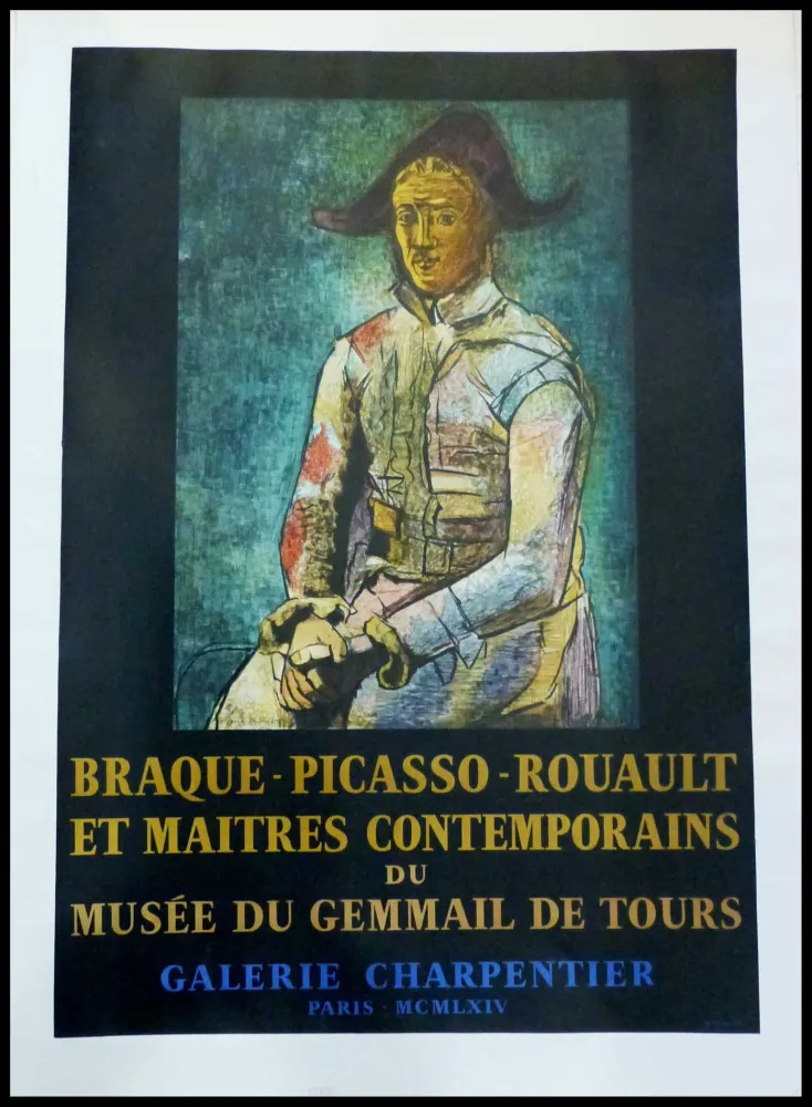 海报 Picasso - PABLO PICASSO, MUSÉE DU GEMMAIL À TOURS GALERIE CHARPENTIER 