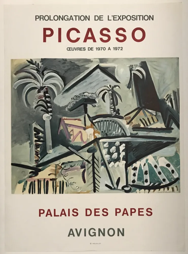 石版画 Picasso - Palais des Papes