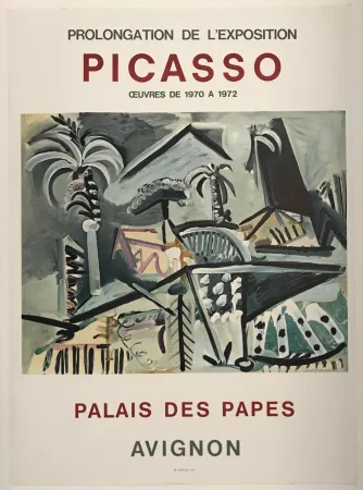 石版画 Picasso - Palais des Papes
