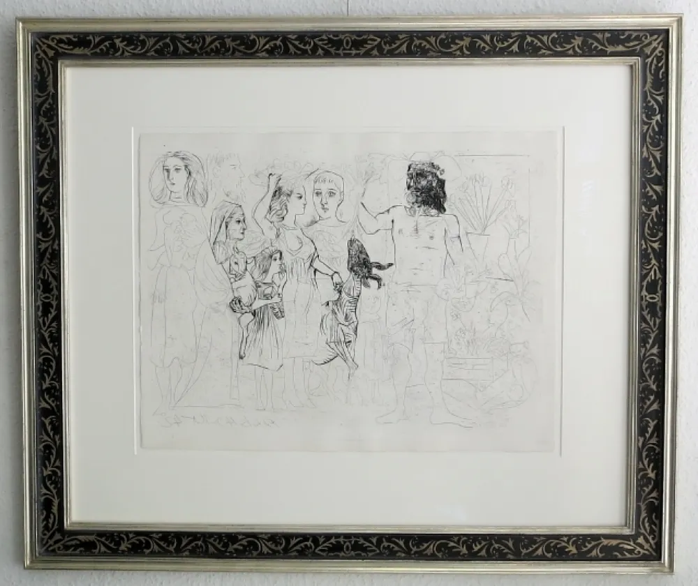 石版画 Picasso - Paris 14. juillet 1942