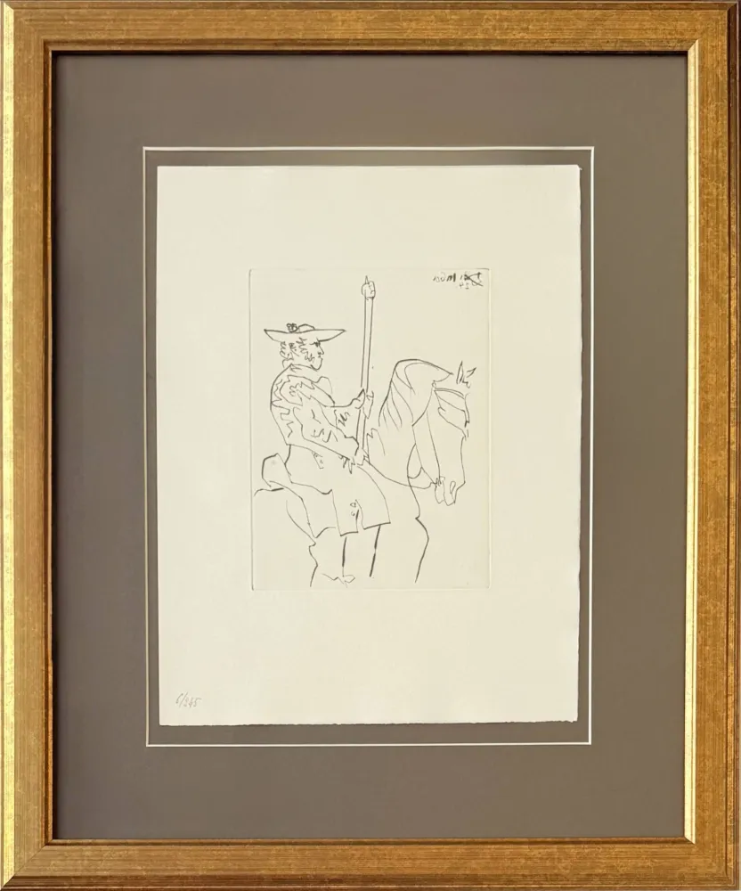 蚀刻版画 Picasso - Picador