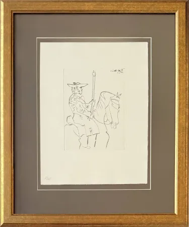 蚀刻版画 Picasso - Picador