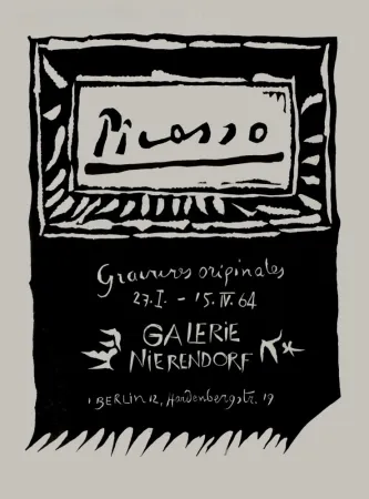 油毡版画 Picasso - Picasso Gravures originales