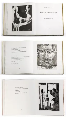插图书 Picasso - Pierre Reverdy. SABLE MOUVANT. 10 aquatintes originales (1966)