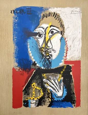 石版画 Picasso - Portrait Imaginaires 27.3.69 III