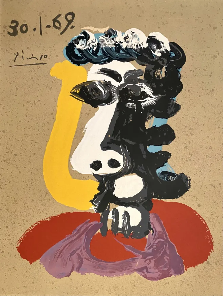 石版画 Picasso - Portrait Imaginaires 30.1.69