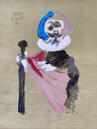 石版画 Picasso - Portrait Imaginaires 6.4.69 I