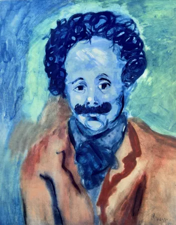 石版画 Picasso - Portrait of Sebastia Junyer-Vidal