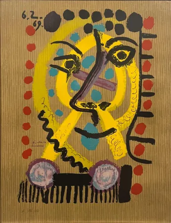 石版画 Picasso - Portraits imaginaires 06.02.1969