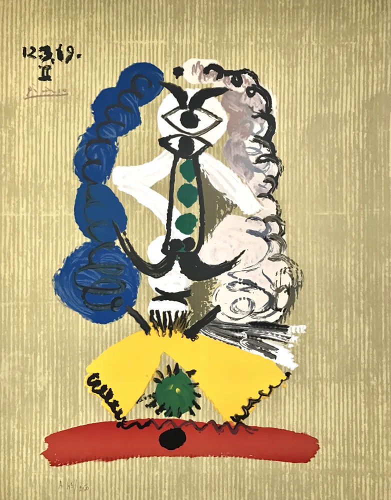 石版画 Picasso - Portraits Imaginaires 12.3.69 II