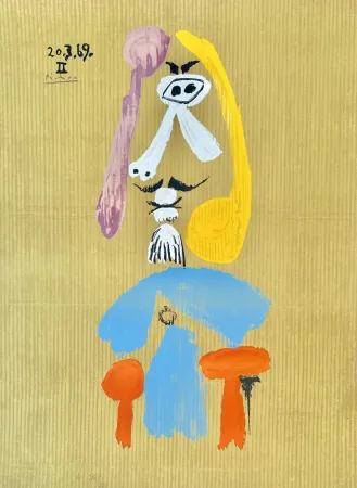 石版画 Picasso - Portraits Imaginaires 20.3.69 II