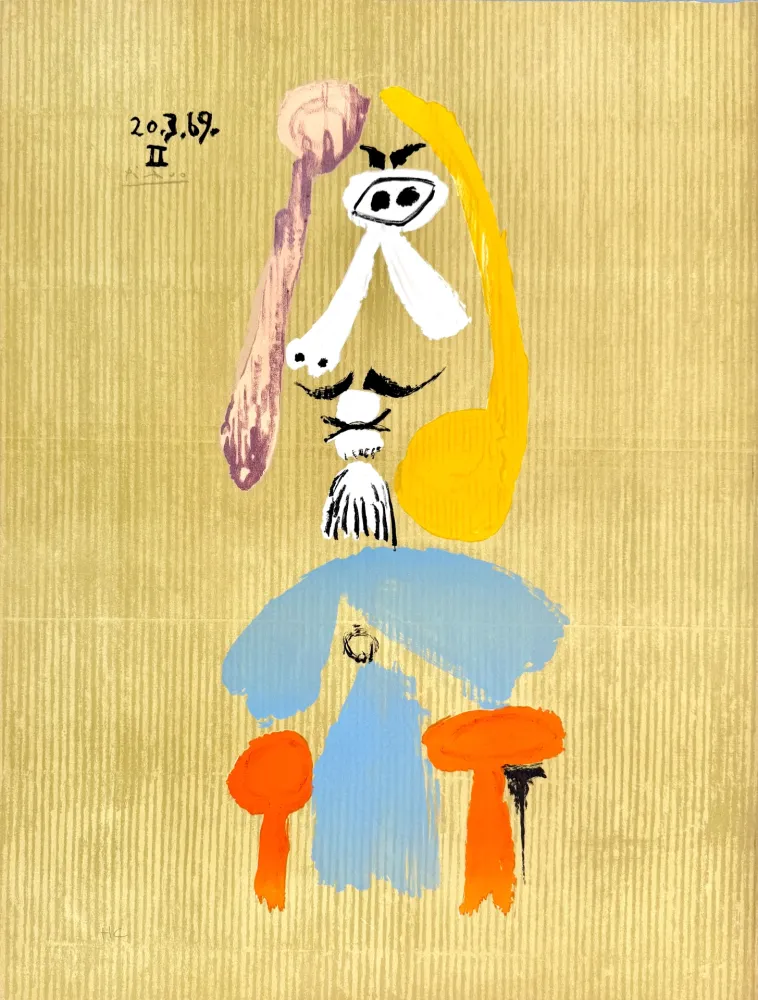石版画 Picasso - Portraits Imaginaires 20.3.69 II