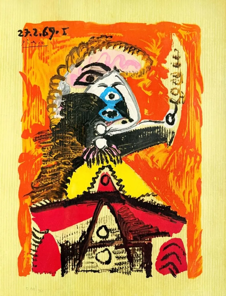 石版画 Picasso - Portraits Imaginaires 27.2.69 I