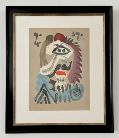 石版画 Picasso - Portraits Imaginaires 4.4.69 