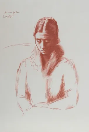 石版画 Picasso - Pour mon Fils Raul