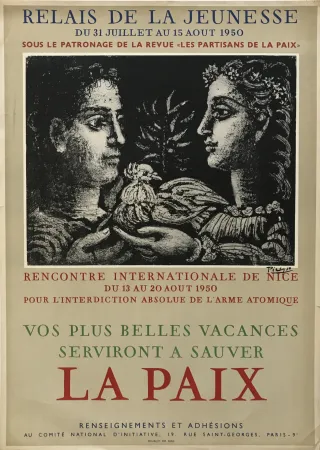 石版画 Picasso - Relais de la Jeunesse