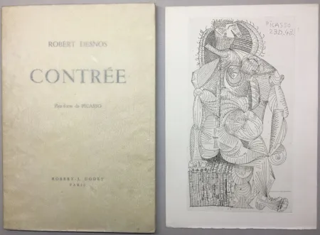 插图书 Picasso - Robert Desnos. CONTRÉE. 