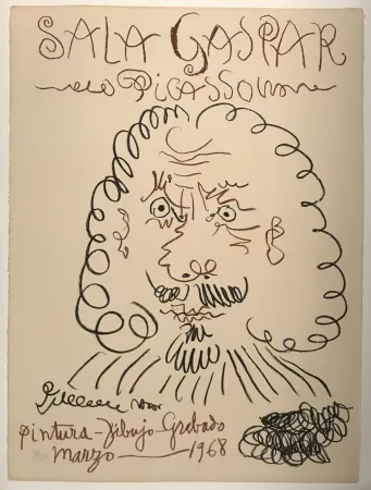 石版画 Picasso - Sala Gaspar