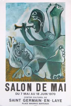 石版画 Picasso - '' Salon de Mai ''