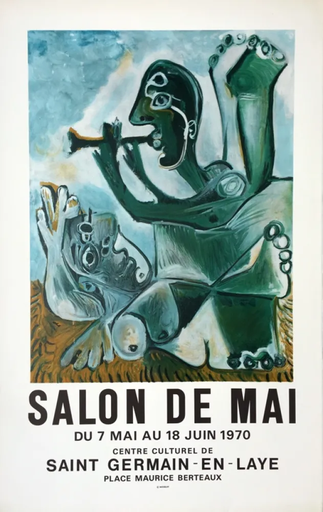 石版画 Picasso - Salon de Mai – Saint Germain en Laye