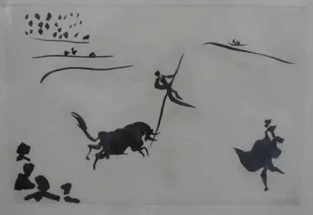 飞尘腐蚀法 Picasso - Salto a la Garrocha