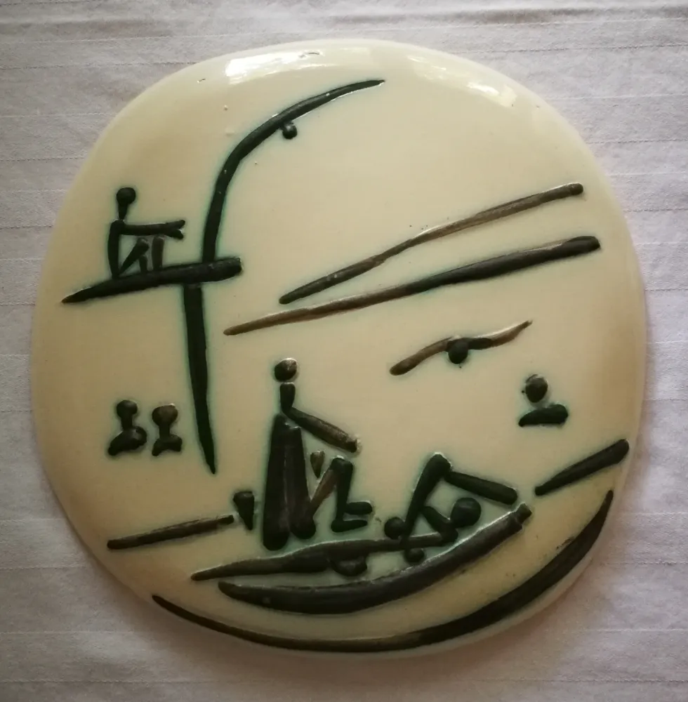 陶瓷 Picasso - Scene de plage