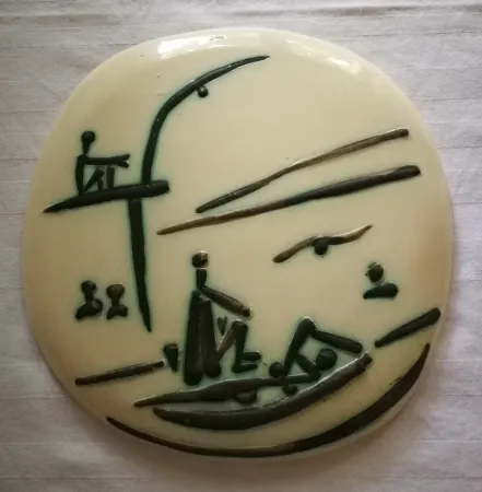 陶瓷 Picasso - Scene de plage