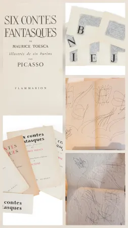 插图书 Picasso - Six Contes Fantastiques- Preparatory chapel Copy