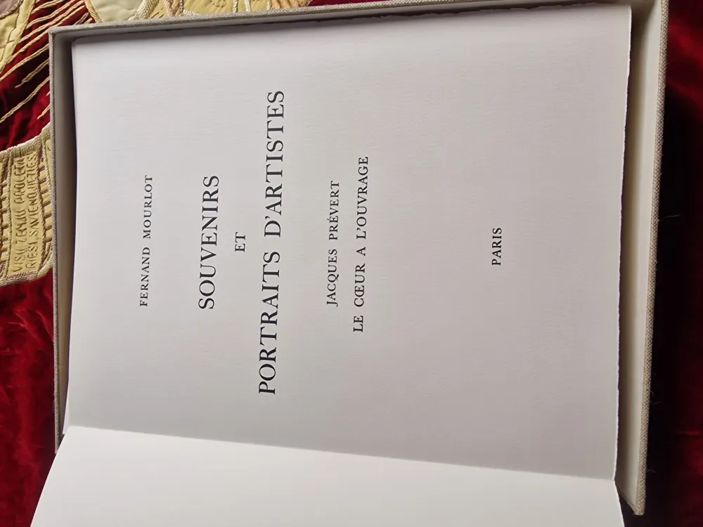 石版画 Picasso - Souvenirs et Portraits d’Artistes 