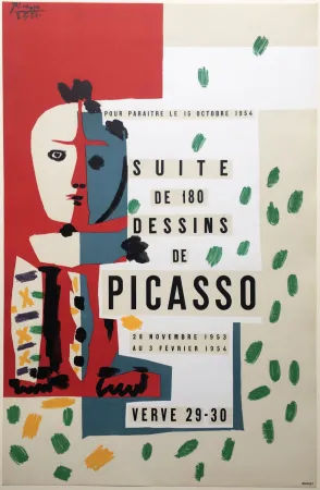 石版画 Picasso - SUITE DE 180 DESSINS. VALLAURIS VERVE 29-30. 1953-1954