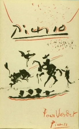 石版画 Picasso - Tauromachie