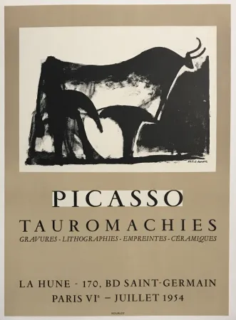 石版画 Picasso - Tauromachies