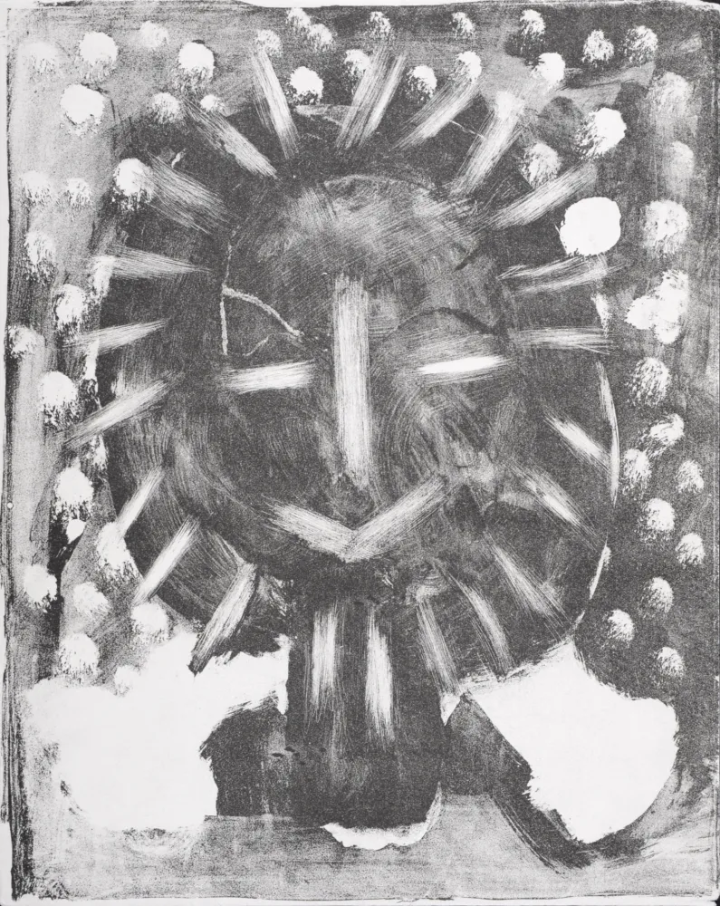 石版画 Picasso - Tête, 1949