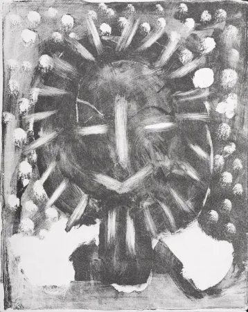 石版画 Picasso - Tête, 1949
