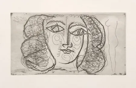 无技术 Picasso -  Tete de femme de face (Small)) 