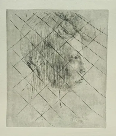 版画 Picasso - Tete de femme de Profile