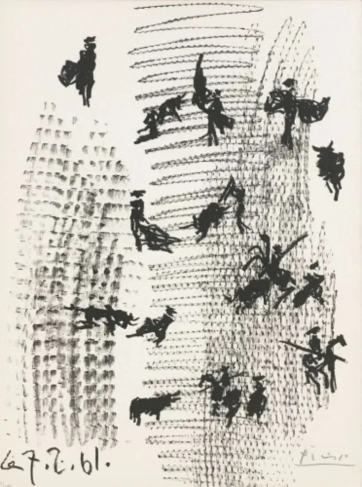 石版画 Picasso - Toros y Toreros Frontispiece