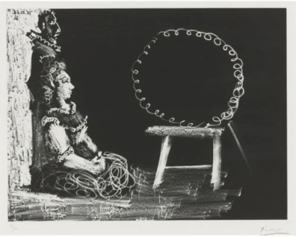 飞尘腐蚀法 Picasso - Un couple d'amateurs