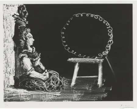 飞尘腐蚀法 Picasso - Un couple d'amateurs