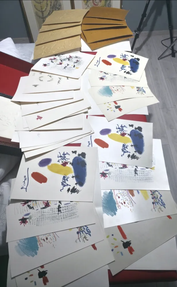 插图书 Picasso - Unique copy of Chant funèbre pour Ignacio sánchez mejías 