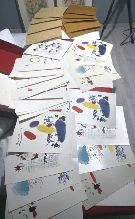 插图书 Picasso - Unique copy of Chant funèbre pour Ignacio sánchez mejías 