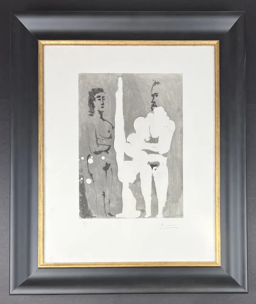 蚀刻飞尘法 Picasso - Untitled