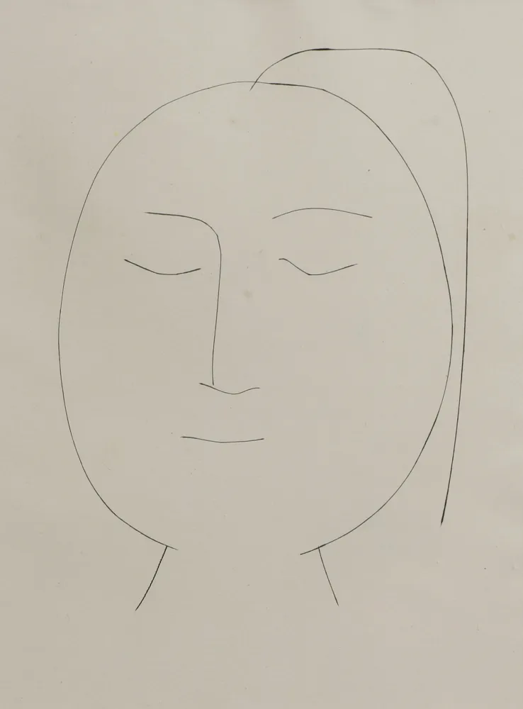 蚀刻版画 Picasso - Untitled 