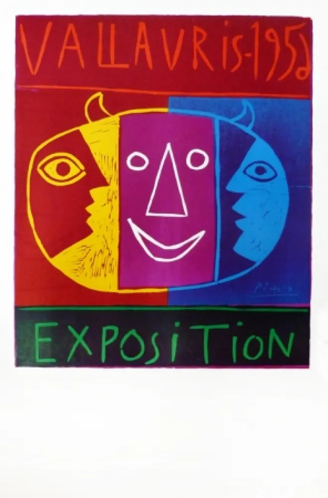 油毡版画 Picasso - Vallauris 1956