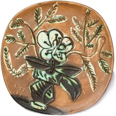 陶瓷 Picasso - “Vase au bouquet”