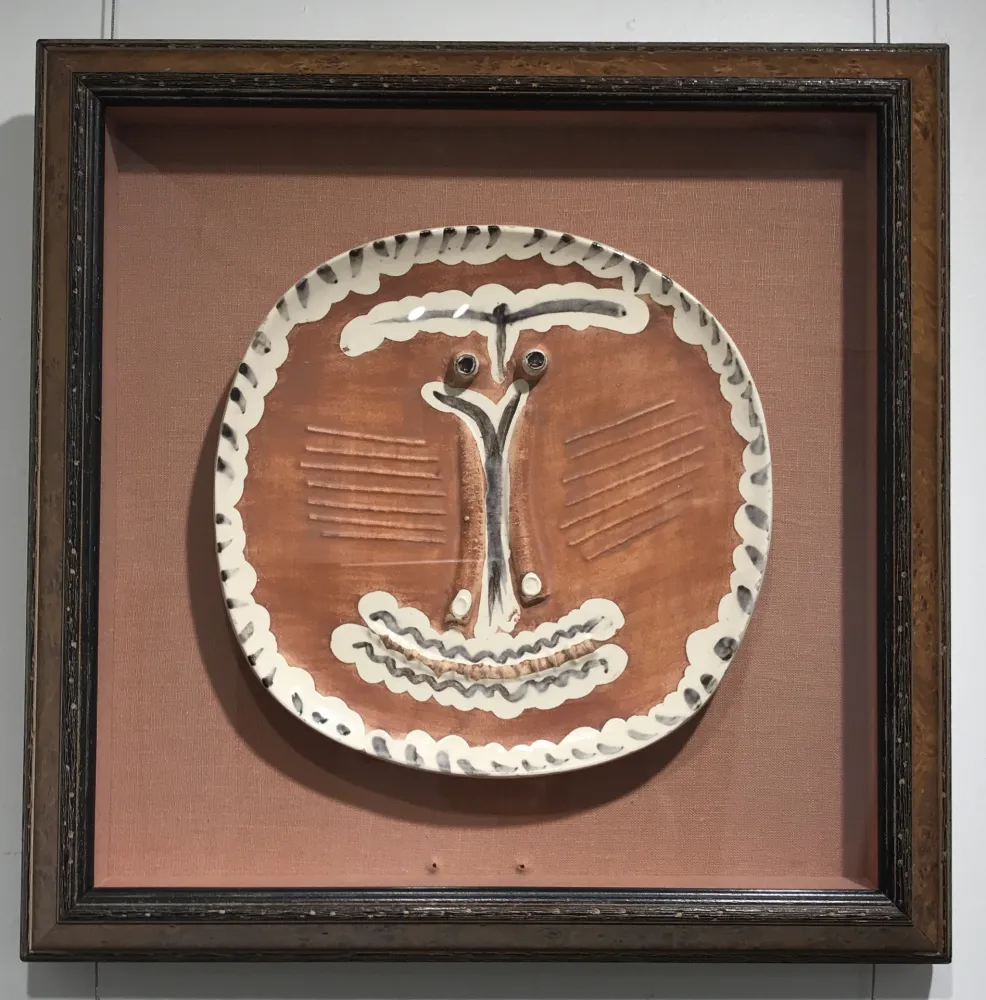 陶瓷 Picasso - Visage au nez pince (A.R. 414)