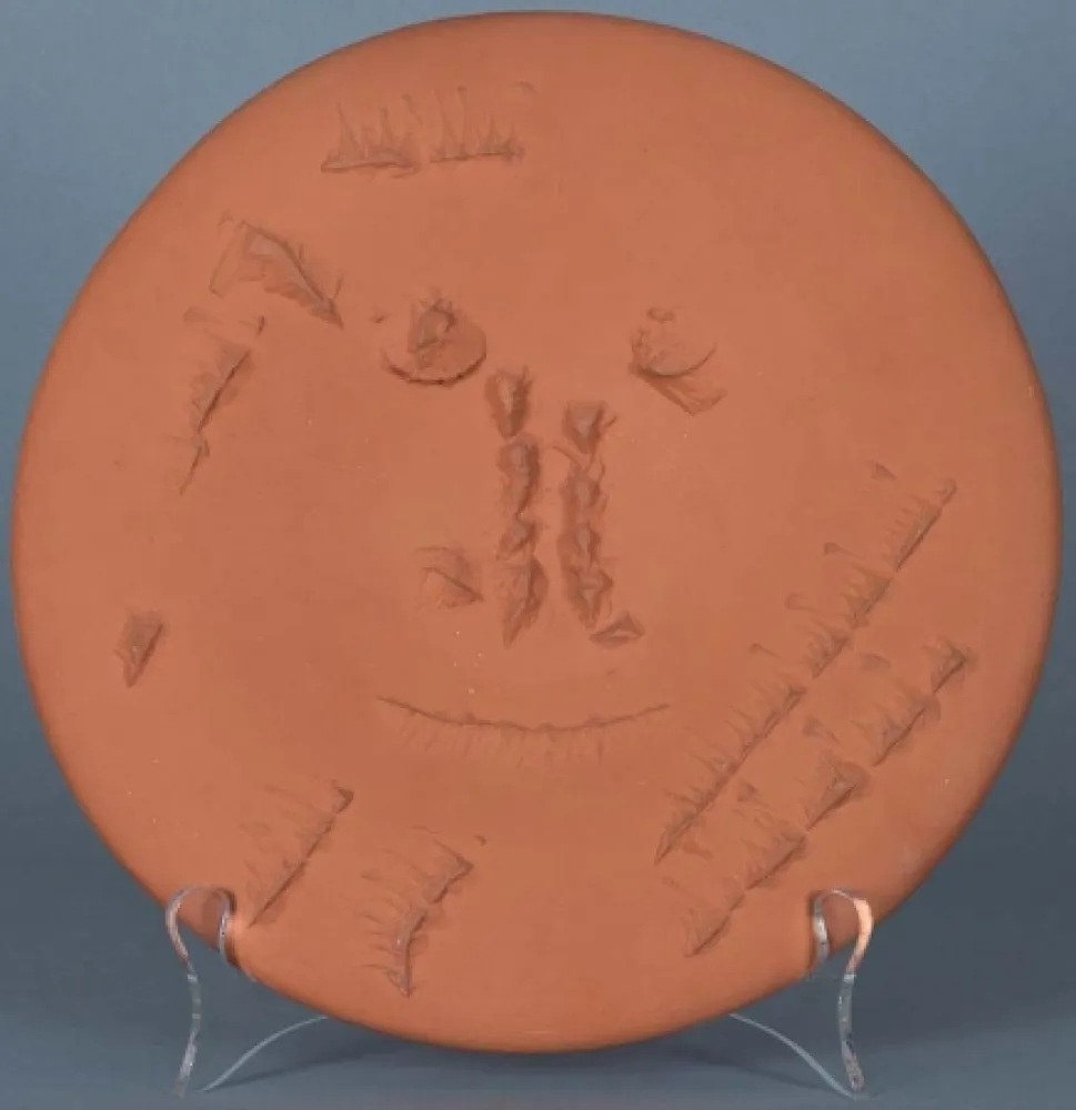 陶瓷 Picasso - Visage de face (Full-face Face), 1963